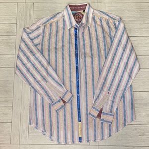 Rober Graham button down shirt size L